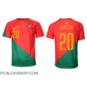 Portogallo Joao Cancelo #20 Prima Maglia Mondiali 2022 Manica Corta